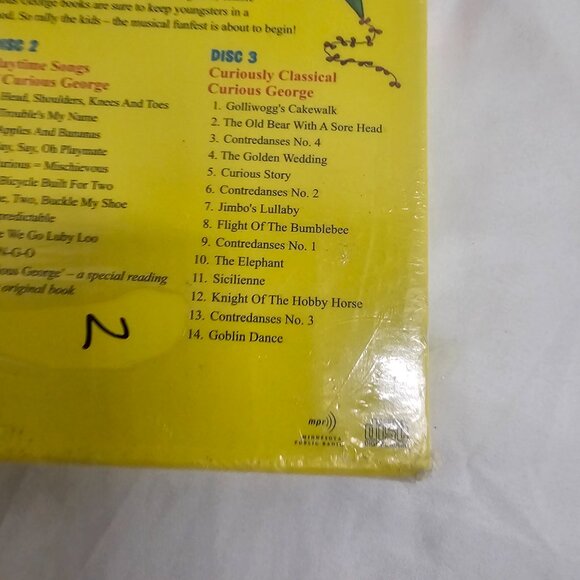 Curious George A Musical Adventure 3 Music CDs for kids      A to Zoo with Curio - Picture 7 of 7